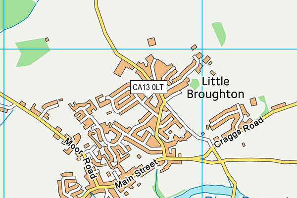 CA13 0LT map - OS VectorMap District (Ordnance Survey) CA13 0LT map - OS VectorMap District (Ordnance Survey)