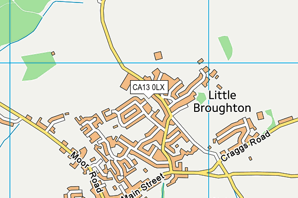 CA13 0LX map - OS VectorMap District (Ordnance Survey) CA13 0LX map - OS VectorMap District (Ordnance Survey)
