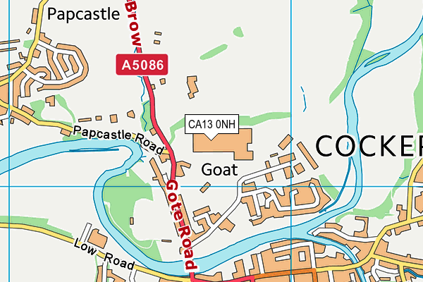 CA13 0NH map - OS VectorMap District (Ordnance Survey) CA13 0NH map - OS VectorMap District (Ordnance Survey)