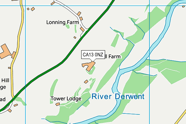 CA13 0NZ map - OS VectorMap District (Ordnance Survey) CA13 0NZ map - OS VectorMap District (Ordnance Survey)