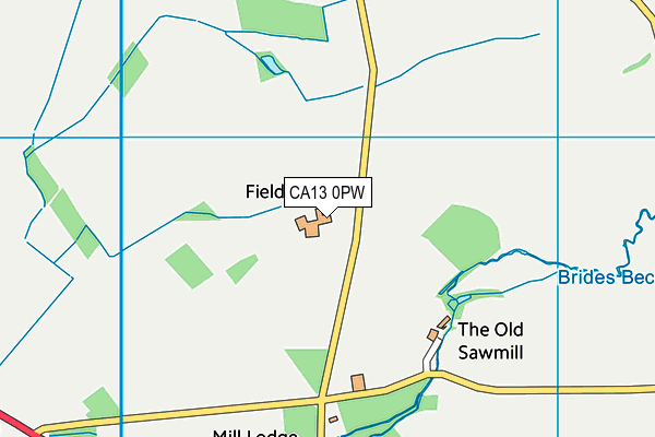 CA13 0PW map - OS VectorMap District (Ordnance Survey) CA13 0PW map - OS VectorMap District (Ordnance Survey)