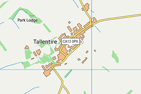 CA13 0PX map - OS VectorMap District (Ordnance Survey) CA13 0PX map - OS VectorMap District (Ordnance Survey)