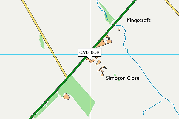 CA13 0QB map - OS VectorMap District (Ordnance Survey) CA13 0QB map - OS VectorMap District (Ordnance Survey)
