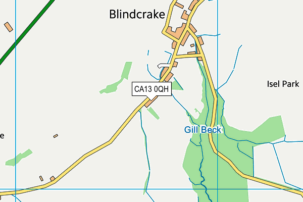 CA13 0QH map - OS VectorMap District (Ordnance Survey)