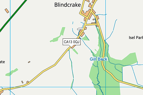 CA13 0QJ map - OS VectorMap District (Ordnance Survey) CA13 0QJ map - OS VectorMap District (Ordnance Survey)