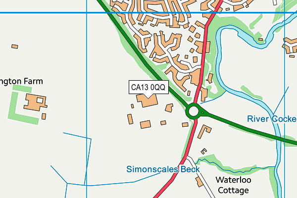 CA13 0QQ map - OS VectorMap District (Ordnance Survey) CA13 0QQ map - OS VectorMap District (Ordnance Survey)
