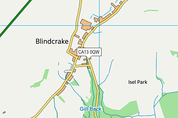 CA13 0QW map - OS VectorMap District (Ordnance Survey) CA13 0QW map - OS VectorMap District (Ordnance Survey)