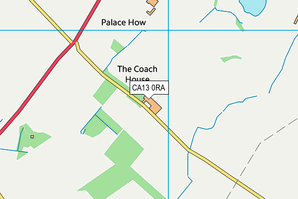 CA13 0RA map - OS VectorMap District (Ordnance Survey) CA13 0RA map - OS VectorMap District (Ordnance Survey)