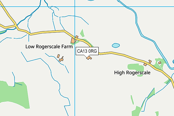 CA13 0RG map - OS VectorMap District (Ordnance Survey) CA13 0RG map - OS VectorMap District (Ordnance Survey)