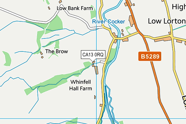 CA13 0RQ map - OS VectorMap District (Ordnance Survey) CA13 0RQ map - OS VectorMap District (Ordnance Survey)