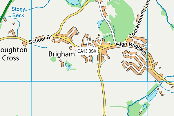 CA13 0SX map - OS VectorMap District (Ordnance Survey) CA13 0SX map - OS VectorMap District (Ordnance Survey)