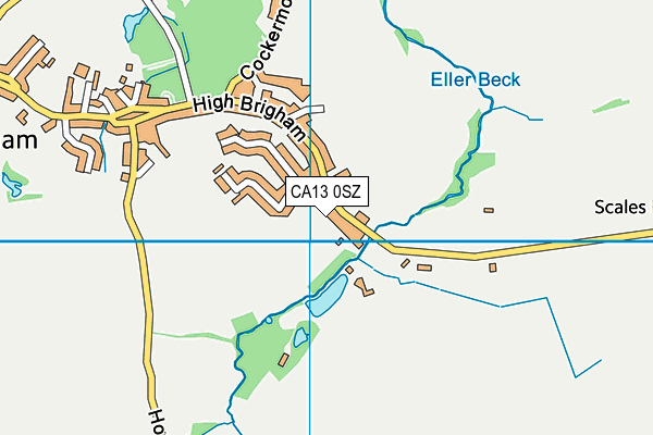 CA13 0SZ map - OS VectorMap District (Ordnance Survey) CA13 0SZ map - OS VectorMap District (Ordnance Survey)