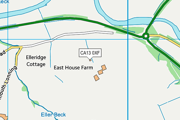 CA13 0XF map - OS VectorMap District (Ordnance Survey) CA13 0XF map - OS VectorMap District (Ordnance Survey)