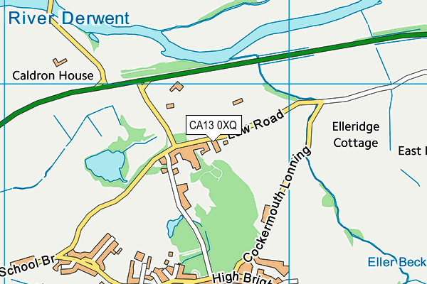 CA13 0XQ map - OS VectorMap District (Ordnance Survey) CA13 0XQ map - OS VectorMap District (Ordnance Survey)