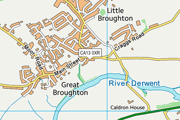 CA13 0XR map - OS VectorMap District (Ordnance Survey) CA13 0XR map - OS VectorMap District (Ordnance Survey)