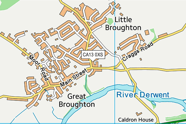 CA13 0XS map - OS VectorMap District (Ordnance Survey) CA13 0XS map - OS VectorMap District (Ordnance Survey)