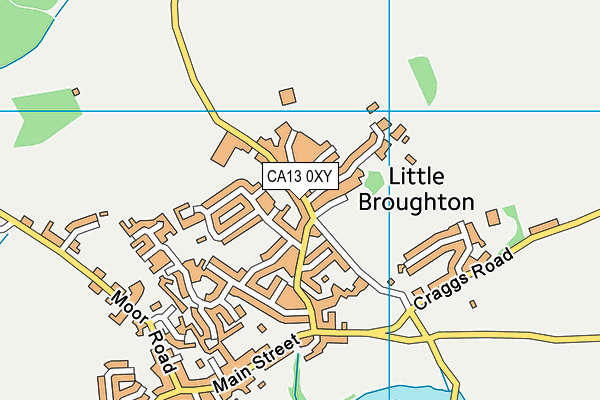 CA13 0XY map - OS VectorMap District (Ordnance Survey) CA13 0XY map - OS VectorMap District (Ordnance Survey)