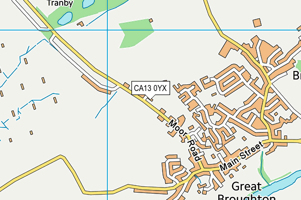 CA13 0YX map - OS VectorMap District (Ordnance Survey) CA13 0YX map - OS VectorMap District (Ordnance Survey)