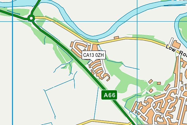 CA13 0ZH map - OS VectorMap District (Ordnance Survey) CA13 0ZH map - OS VectorMap District (Ordnance Survey)