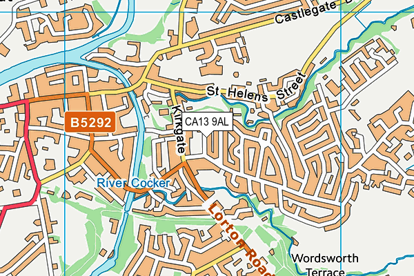 CA13 9AL map - OS VectorMap District (Ordnance Survey) CA13 9AL map - OS VectorMap District (Ordnance Survey)