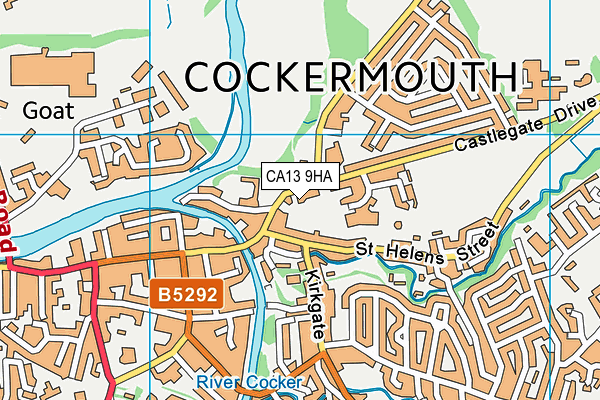 CA13 9HA map - OS VectorMap District (Ordnance Survey) CA13 9HA map - OS VectorMap District (Ordnance Survey)