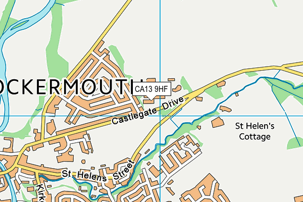 CA13 9HF map - OS VectorMap District (Ordnance Survey) CA13 9HF map - OS VectorMap District (Ordnance Survey)