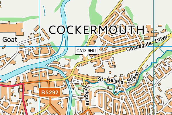 CA13 9HU map - OS VectorMap District (Ordnance Survey) CA13 9HU map - OS VectorMap District (Ordnance Survey)