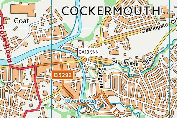 CA13 9NN map - OS VectorMap District (Ordnance Survey)