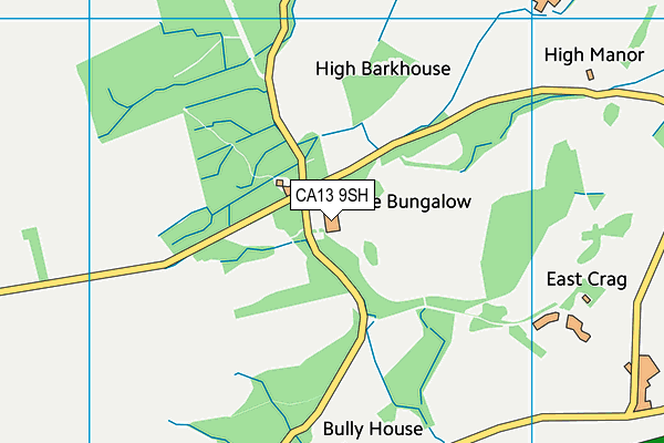 CA13 9SH map - OS VectorMap District (Ordnance Survey) CA13 9SH map - OS VectorMap District (Ordnance Survey)