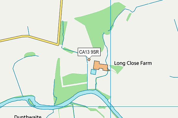 CA13 9SR map - OS VectorMap District (Ordnance Survey) CA13 9SR map - OS VectorMap District (Ordnance Survey)