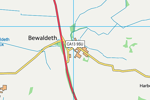 CA13 9SU map - OS VectorMap District (Ordnance Survey) CA13 9SU map - OS VectorMap District (Ordnance Survey)