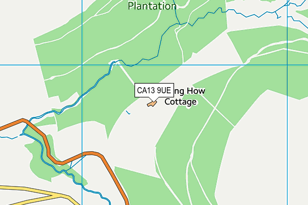 CA13 9UE map - OS VectorMap District (Ordnance Survey) CA13 9UE map - OS VectorMap District (Ordnance Survey)