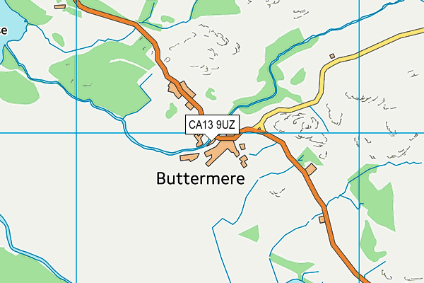 CA13 9UZ map - OS VectorMap District (Ordnance Survey) CA13 9UZ map - OS VectorMap District (Ordnance Survey)