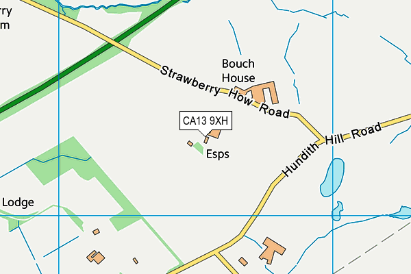 CA13 9XH map - OS VectorMap District (Ordnance Survey) CA13 9XH map - OS VectorMap District (Ordnance Survey)