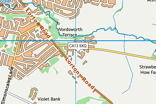 CA13 9XQ map - OS VectorMap District (Ordnance Survey) CA13 9XQ map - OS VectorMap District (Ordnance Survey)