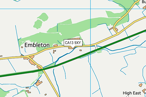 CA13 9XY map - OS VectorMap District (Ordnance Survey) CA13 9XY map - OS VectorMap District (Ordnance Survey)