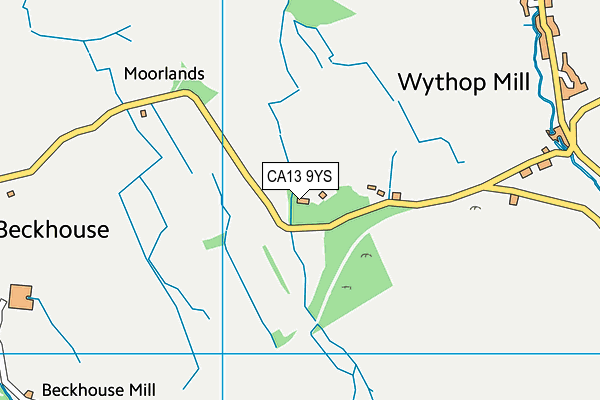 CA13 9YS map - OS VectorMap District (Ordnance Survey) CA13 9YS map - OS VectorMap District (Ordnance Survey)