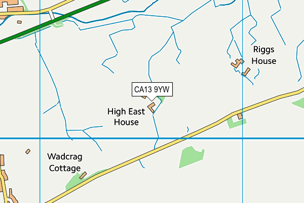 CA13 9YW map - OS VectorMap District (Ordnance Survey) CA13 9YW map - OS VectorMap District (Ordnance Survey)