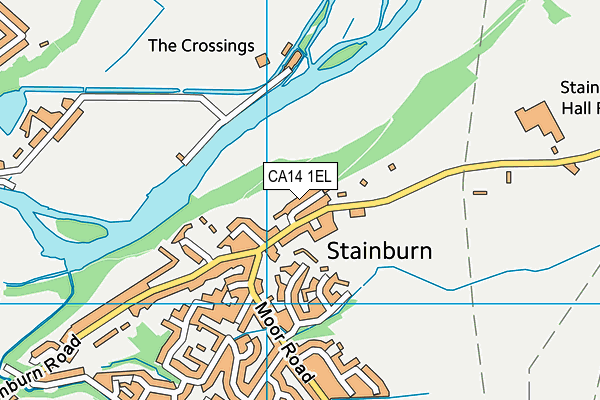 CA14 1EL map - OS VectorMap District (Ordnance Survey) CA14 1EL map - OS VectorMap District (Ordnance Survey)