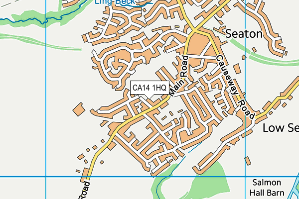 CA14 1HQ map - OS VectorMap District (Ordnance Survey) CA14 1HQ map - OS VectorMap District (Ordnance Survey)