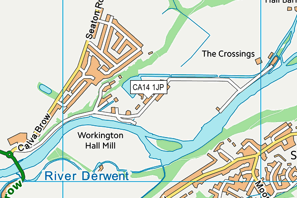 CA14 1JP map - OS VectorMap District (Ordnance Survey) CA14 1JP map - OS VectorMap District (Ordnance Survey)