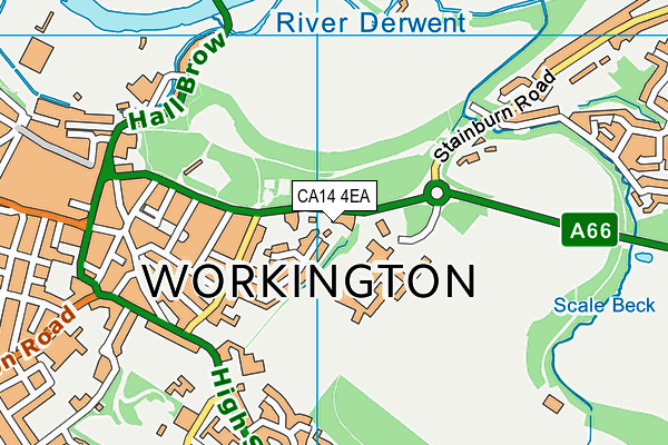 CA14 4EA map - OS VectorMap District (Ordnance Survey) CA14 4EA map - OS VectorMap District (Ordnance Survey)