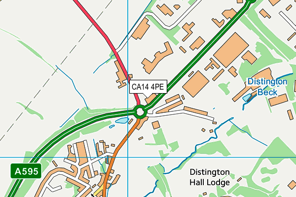 CA14 4PE map - OS VectorMap District (Ordnance Survey) CA14 4PE map - OS VectorMap District (Ordnance Survey)