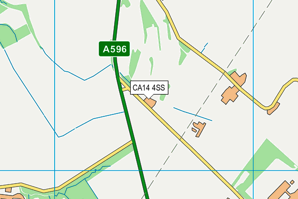 CA14 4SS map - OS VectorMap District (Ordnance Survey) CA14 4SS map - OS VectorMap District (Ordnance Survey)