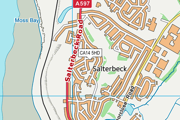 CA14 5HD map - OS VectorMap District (Ordnance Survey) CA14 5HD map - OS VectorMap District (Ordnance Survey)