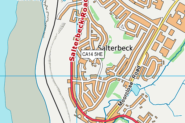 CA14 5HE map - OS VectorMap District (Ordnance Survey) CA14 5HE map - OS VectorMap District (Ordnance Survey)