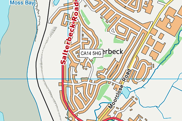 CA14 5HG map - OS VectorMap District (Ordnance Survey) CA14 5HG map - OS VectorMap District (Ordnance Survey)
