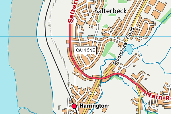 CA14 5NE map - OS VectorMap District (Ordnance Survey) CA14 5NE map - OS VectorMap District (Ordnance Survey)