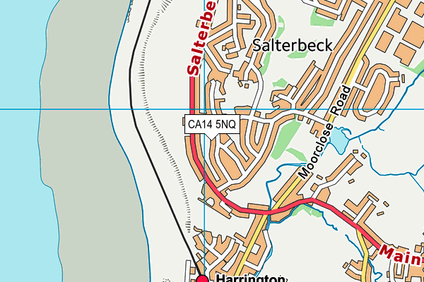 CA14 5NQ map - OS VectorMap District (Ordnance Survey) CA14 5NQ map - OS VectorMap District (Ordnance Survey)
