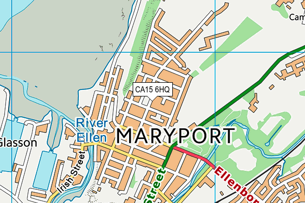 CA15 6HQ map - OS VectorMap District (Ordnance Survey)